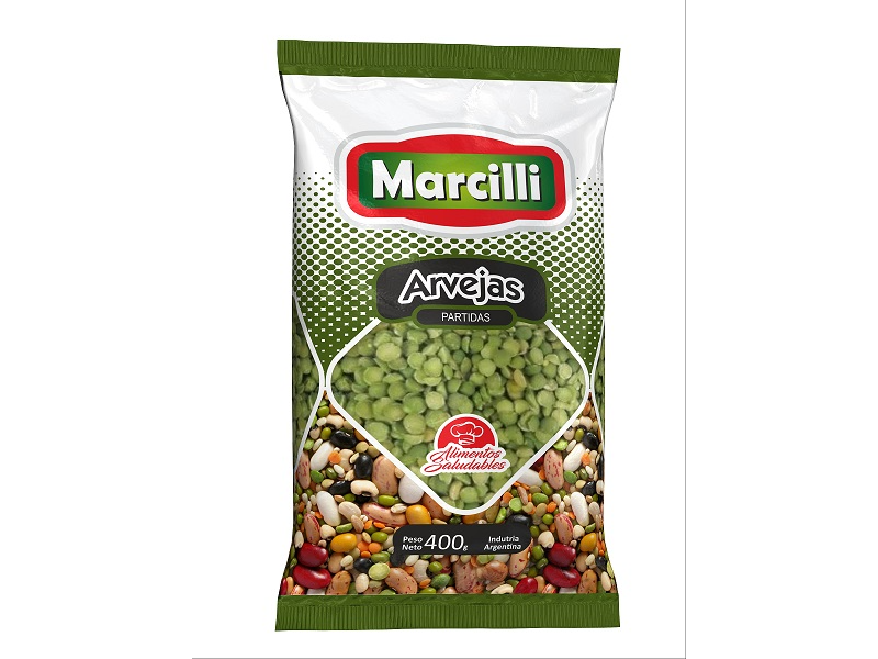 ARVEJAS PARTIDAS 10 x 400 grs