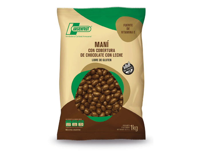 MANÍ CON CHOCOLATE 6 X 1 KG