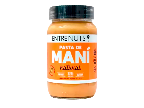 PASTA DE MANÍ NATURAL 12 x 370 GRS
