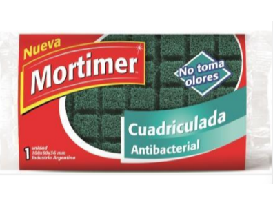 Esponja Mortimer Verde (antibacterial)