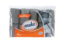 Lana de acero Make x10 unidades