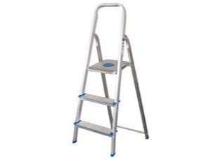 Mor Escalera Aluminio  Plegable 3 Escalones