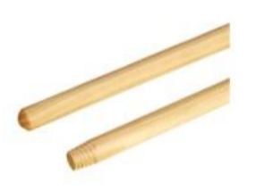 Cabos de madera 120cm premium con rosca