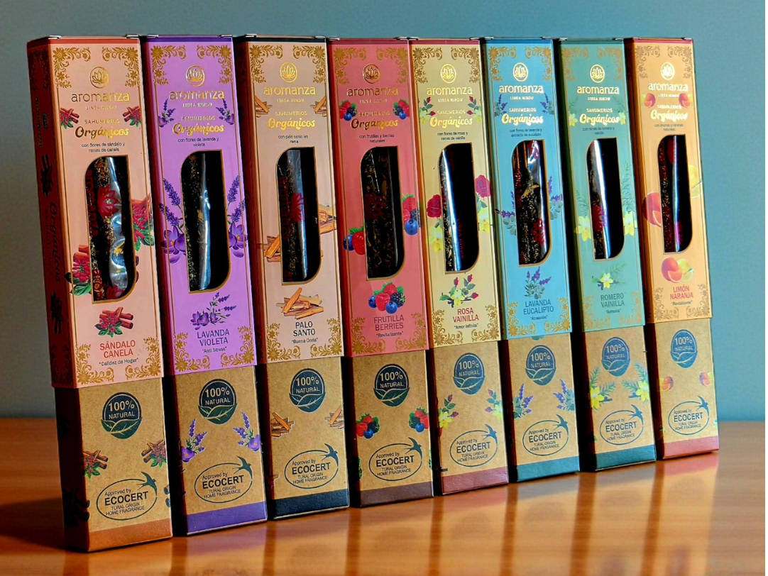 Aromanza Sahumerios Organicos X8u