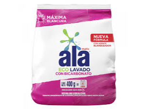 Ala Jabon En Polvo C/Bicarbonato Matic 400gr