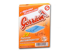 Gorrion Tabletas Mosquitos X24un