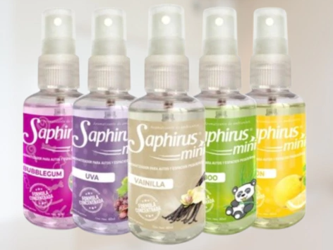 Perfume textil MINI Saphirus 60CC