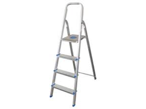 Mor Escalera Aluminio Plegable 4 Escalones