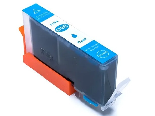 HP 670XLC COMPATIBLE CON CART  PHP DESKJET 3525 4615 4625 5525