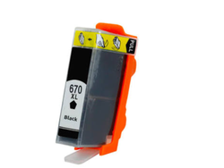 HP 670XLB COMPATIBLE CON CART PHP DESKJET 3525 4615 4625 5525