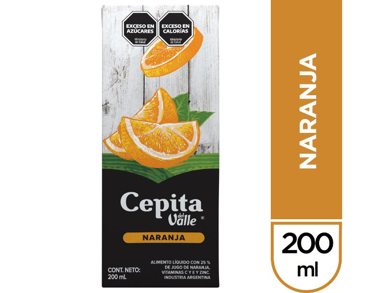 Jugo Cepita Naranja x 200 cc