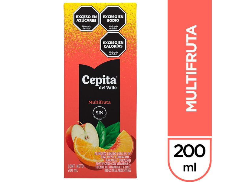 Jugo Cepita Multifrutal x 200 cc