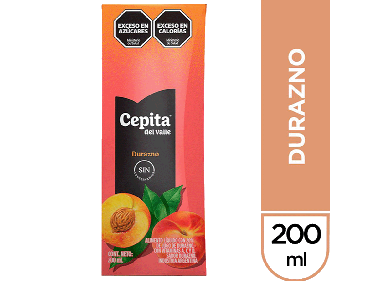 Jugo Cepita Durazno x 200 cc