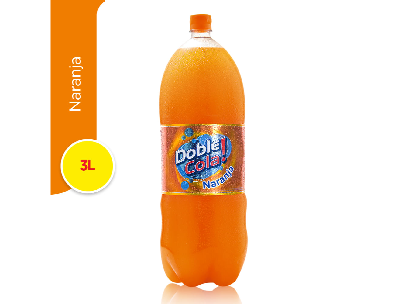 Doble Cola 3 litros sabor  Naranja