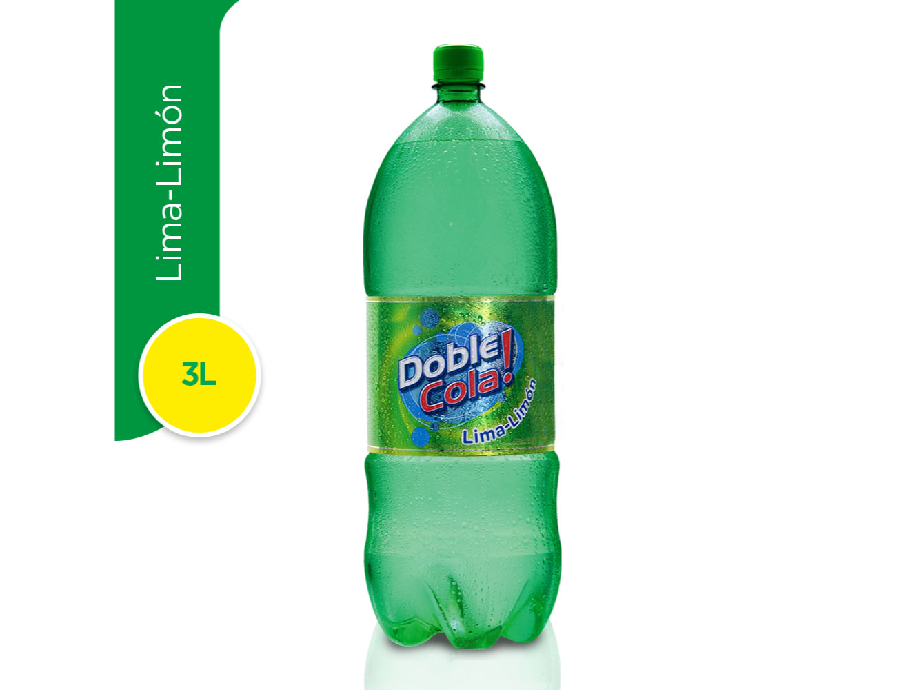 Doble Cola 3 litros sabor Lima