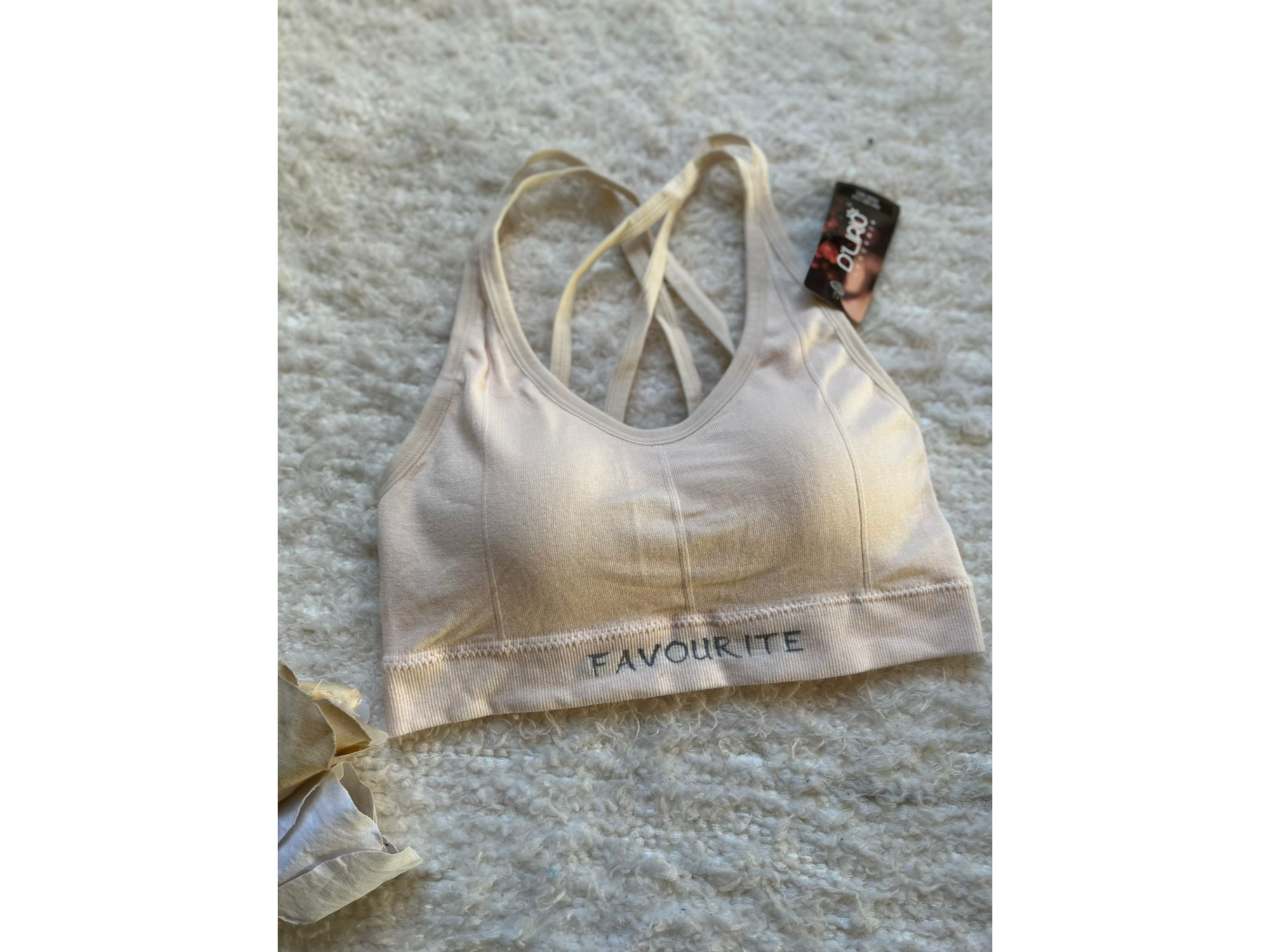 TOP DEPORTIVO. TALLE 90/95.ROSA PALIDO