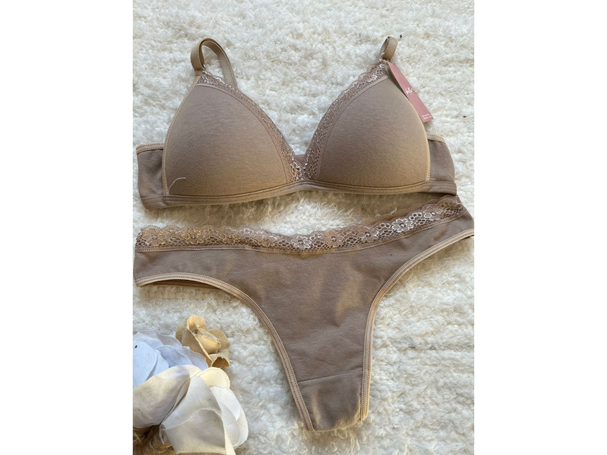 CONJUNTO TRIANGULITO ALGODON