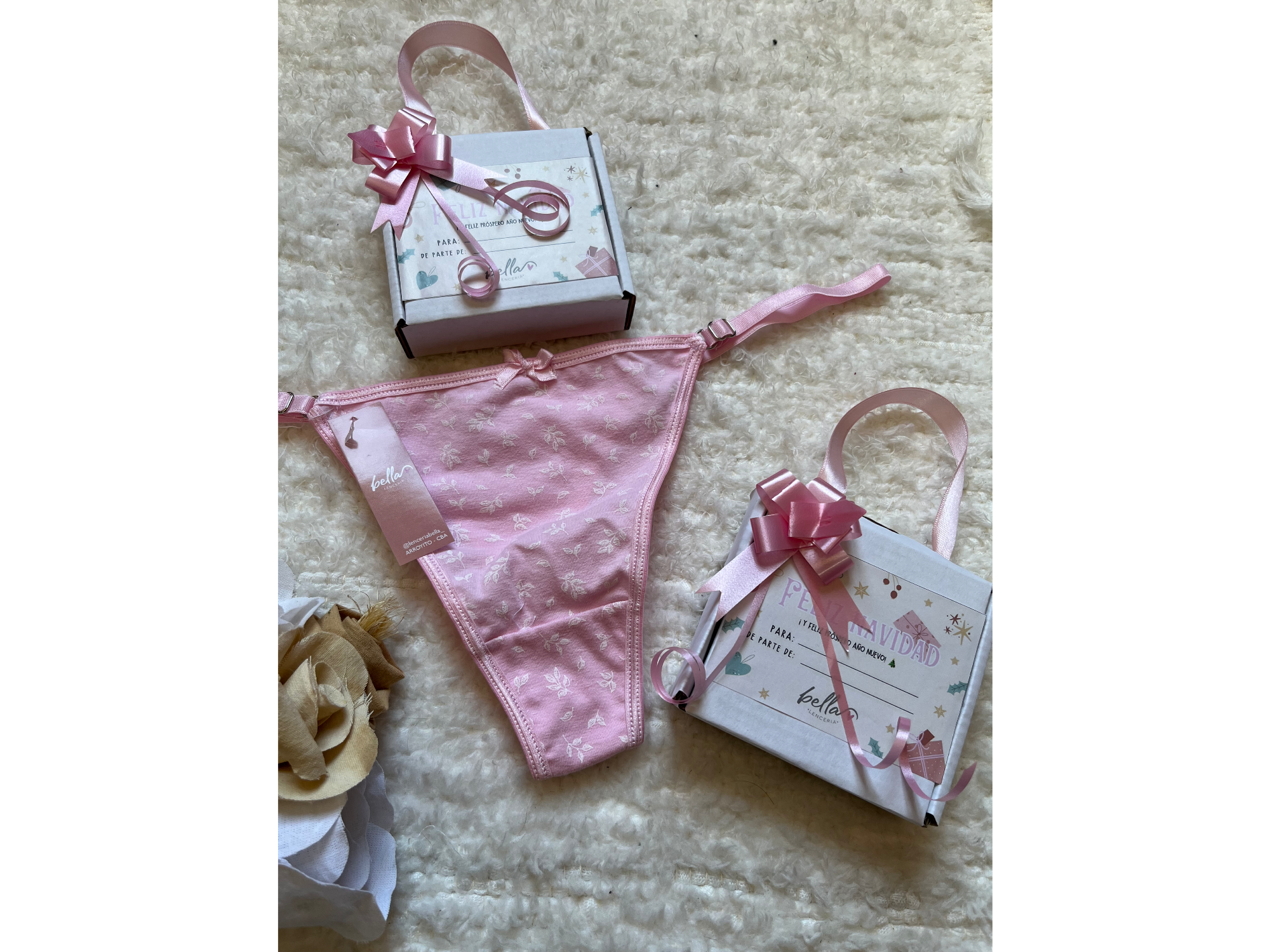 COLALES ROSAS REGULABLE. TALLE UNICO