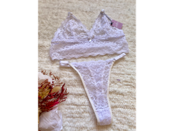 Top de encaje ! TALLE 95 BLANCO