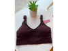TOP DEPORTIVO SIN BROCHE . CHOCOLATE