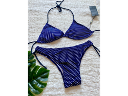 TALLE 85. AZUL CON LUNAR VEDETINA