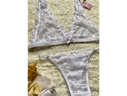 Bralet de encaje! TALLE 95. BLANCO