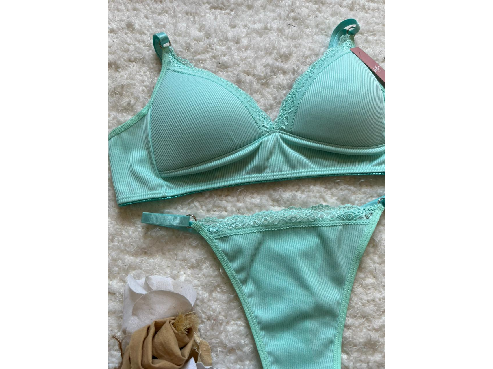 TALLE 90. VERDE AGUA