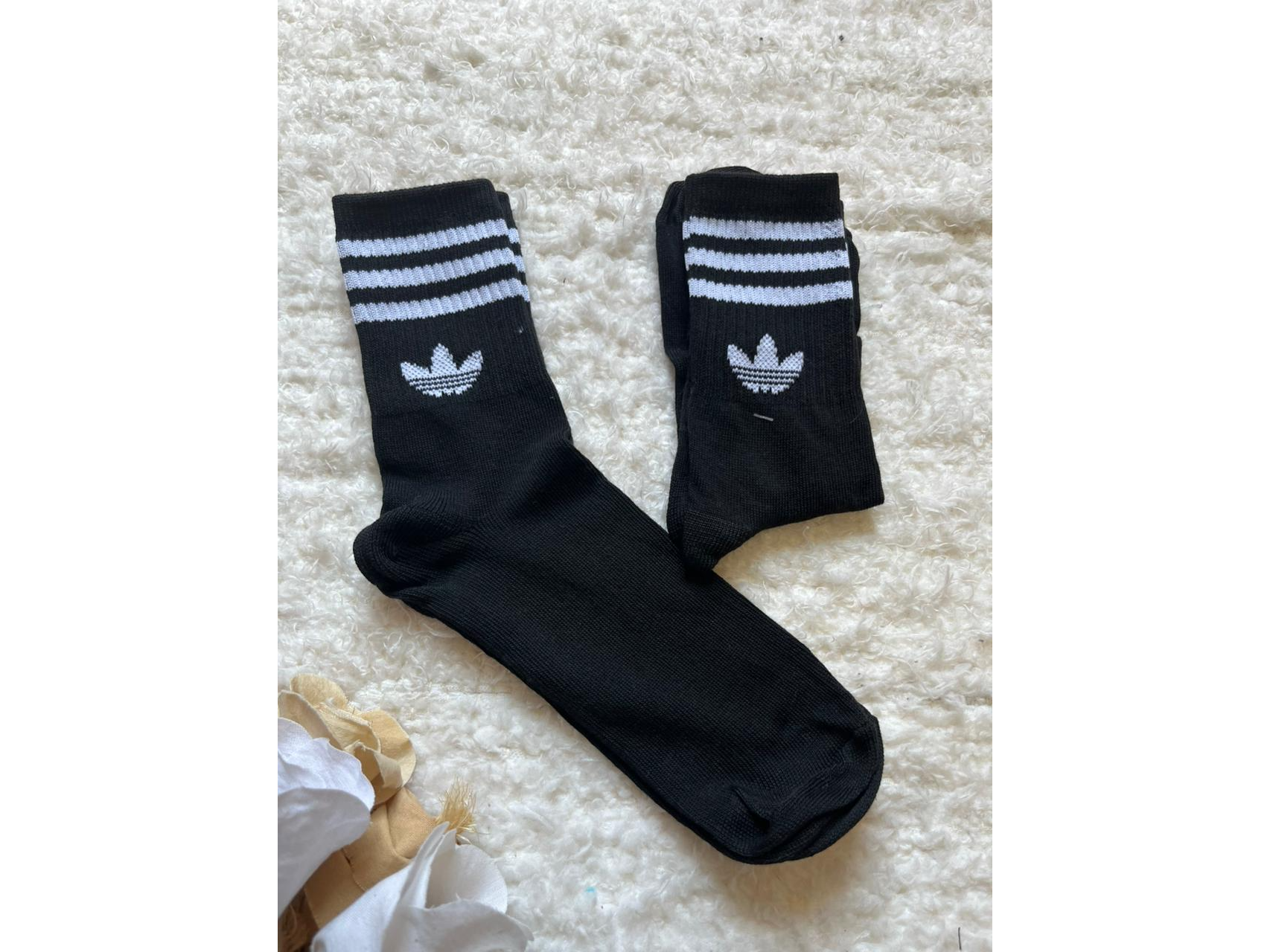 MEDIAS TENIS ADIDAS NEGRA