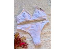 Bralet de algodon! TALLE 90 BLANCO