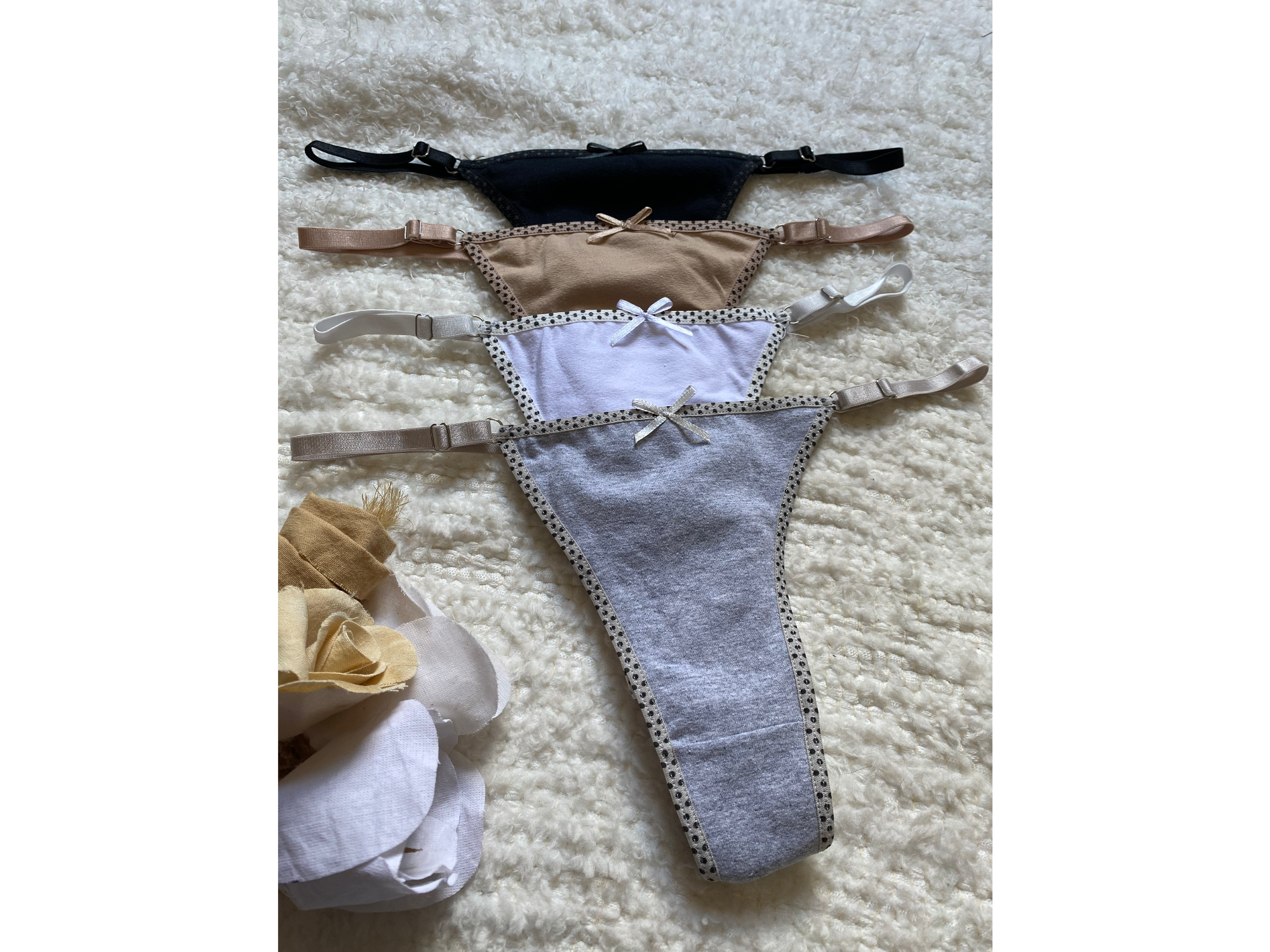 PACK X3 COLALES REGULABLES DE ALGODON!