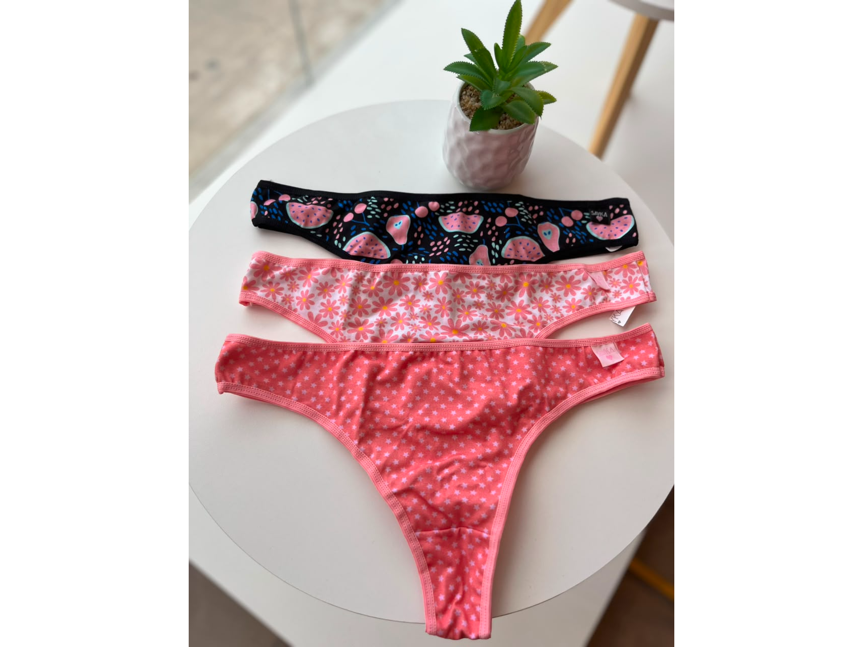 PACK X3 COLALES SAYKA. TALLE MAX