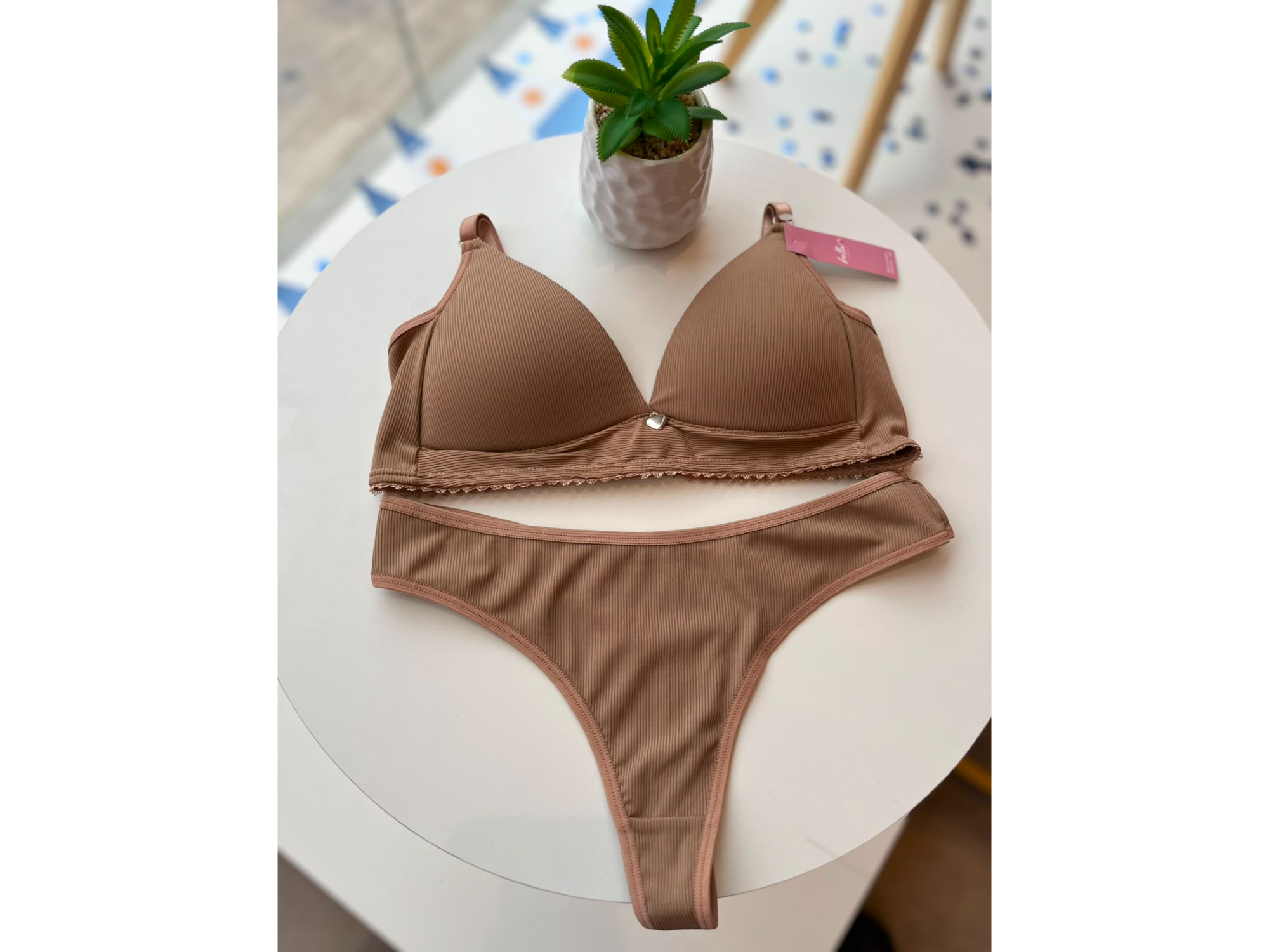 Conjunto Morley con colales basica.BEIGE