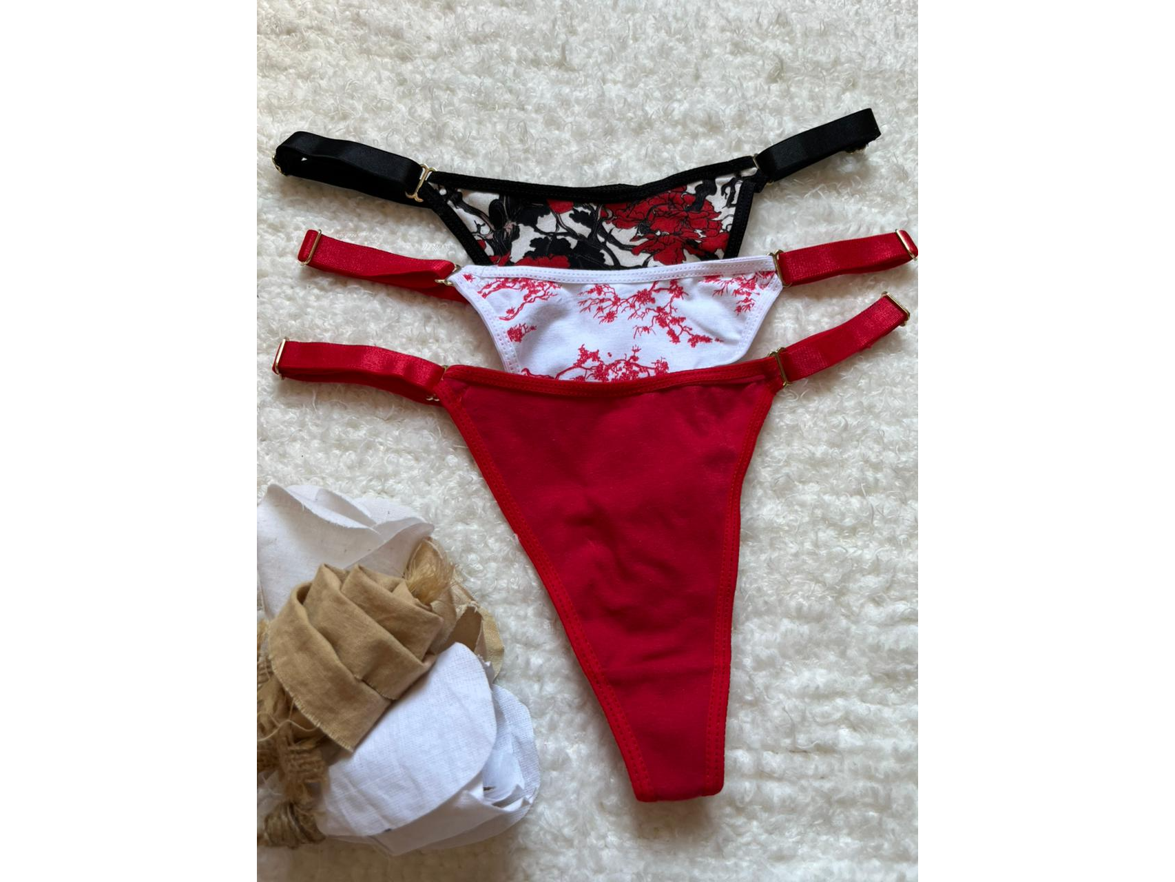 PACK DE 3 COLALES DE ALGODON REGULABLE