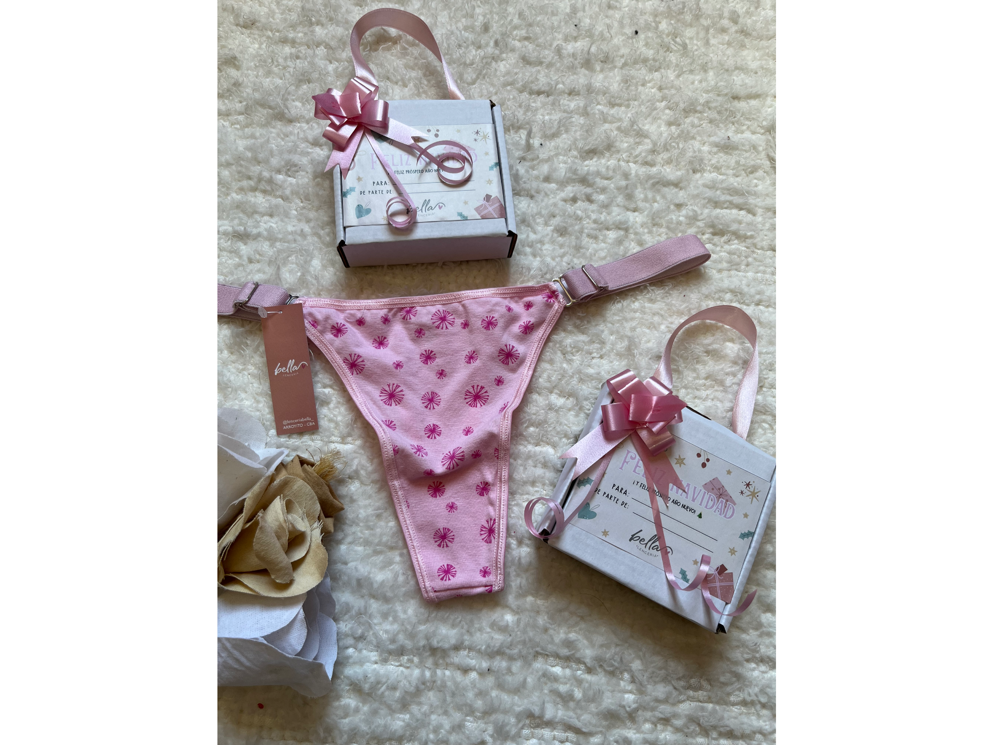 COLALES ROSA REGULABLE. TALLE UNICO