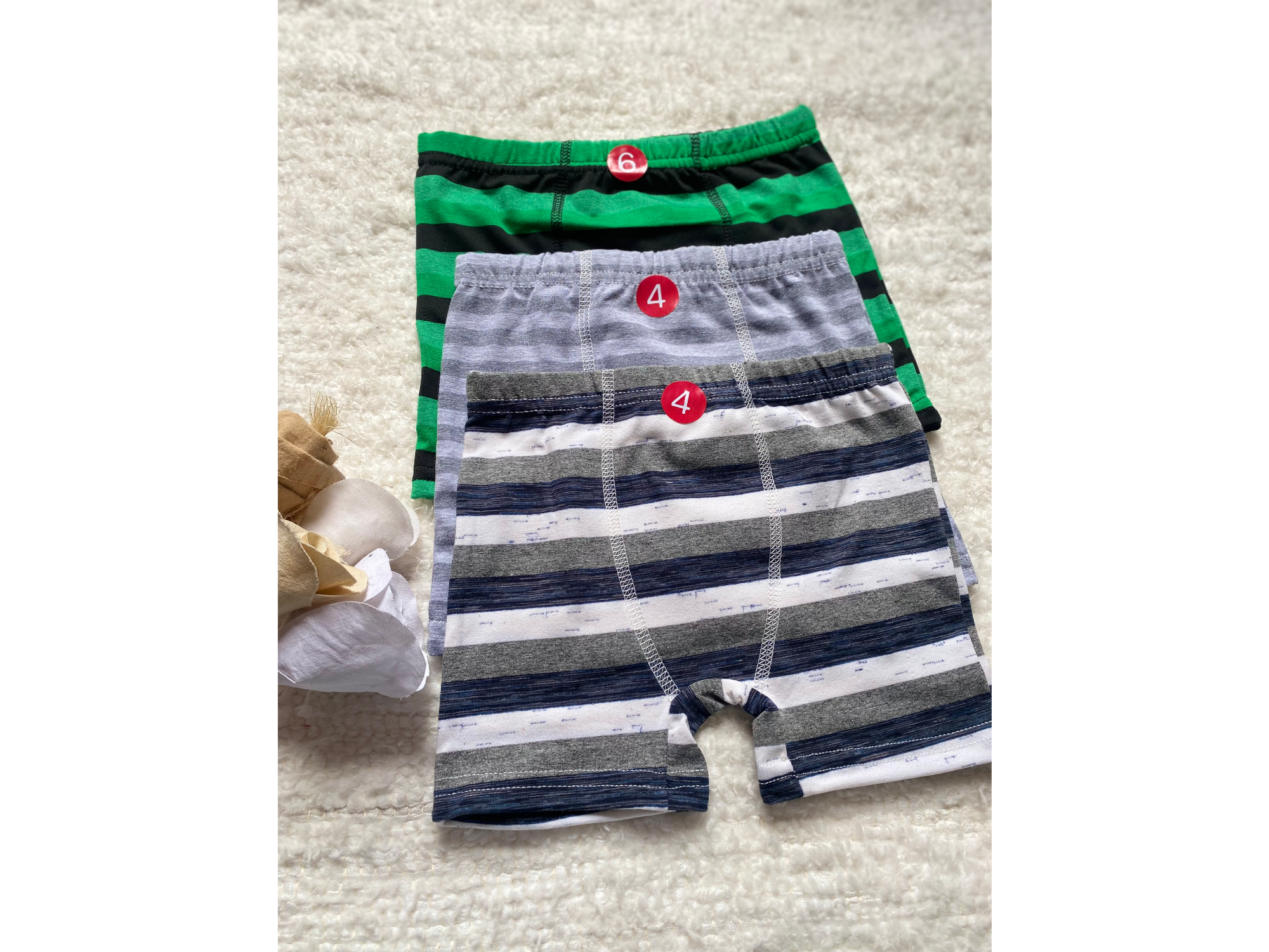 BOXER DE NIÑO RAYADO. TALLE 10