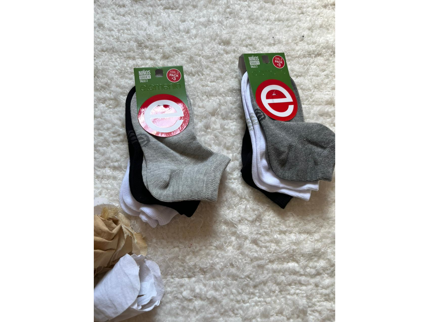 PACK DE 3 UNISEX NIÑO/A TALLE 3