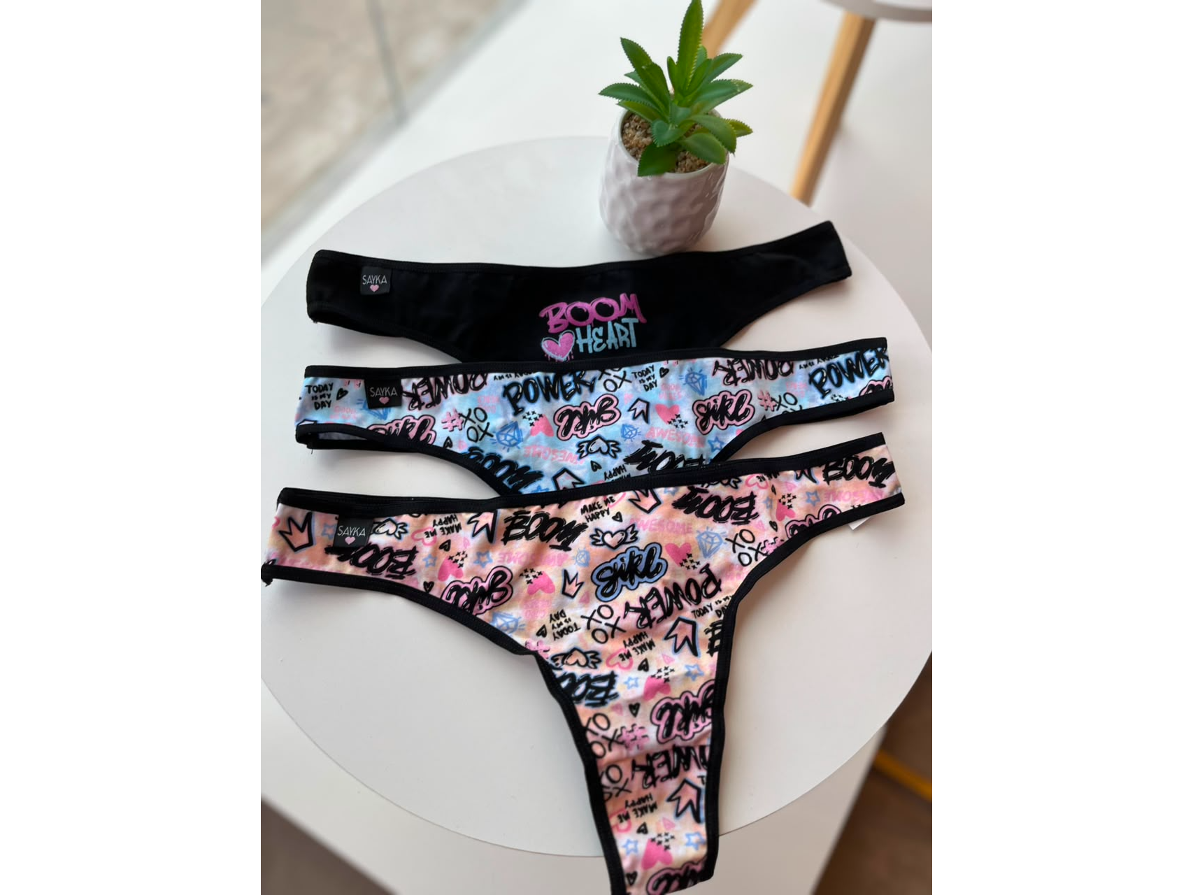 PACK X3 COLALES SAYKA. TALLE MAX