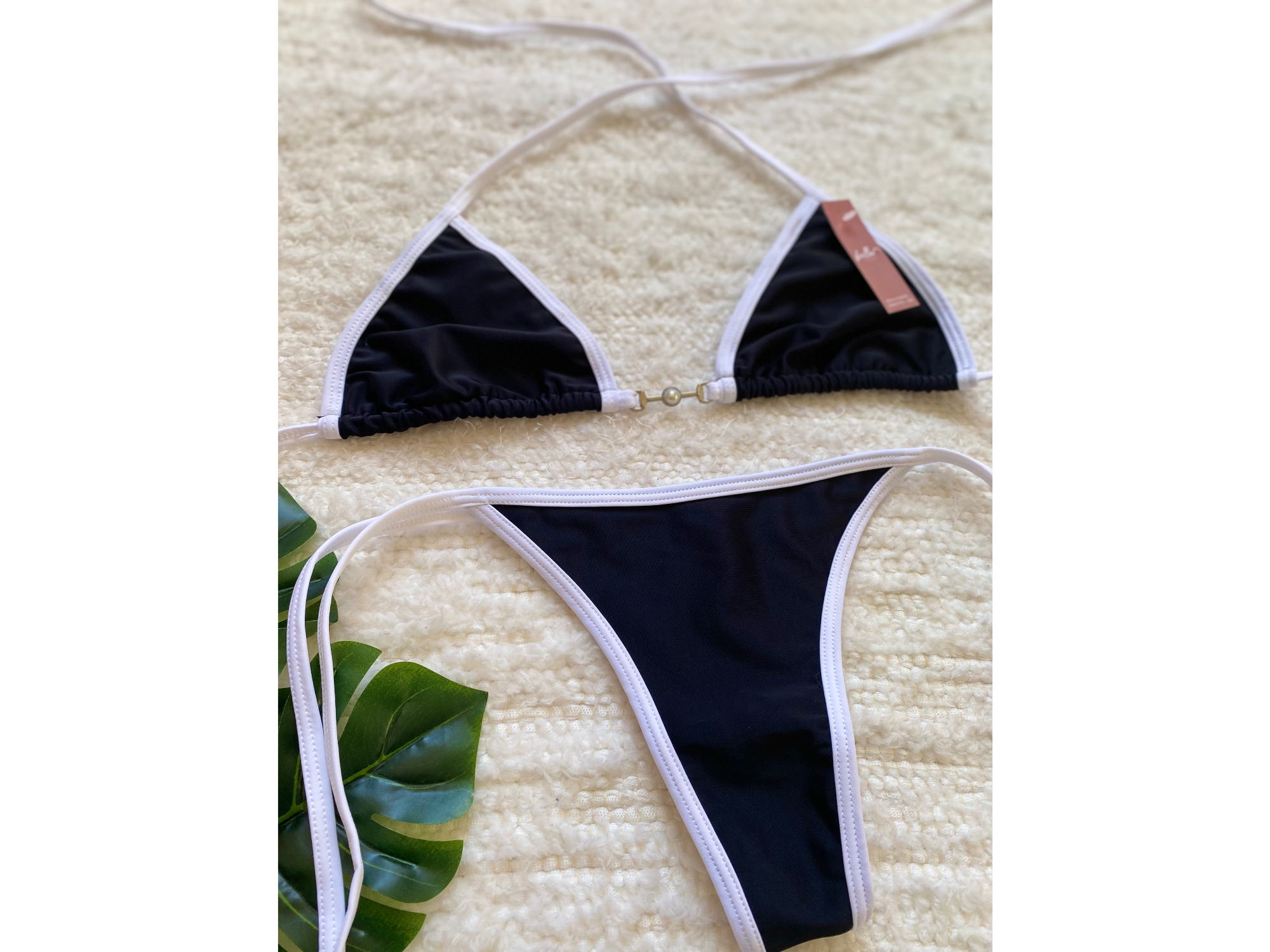 TALLE 90, NEGRA CON BLANCO CON DIJE