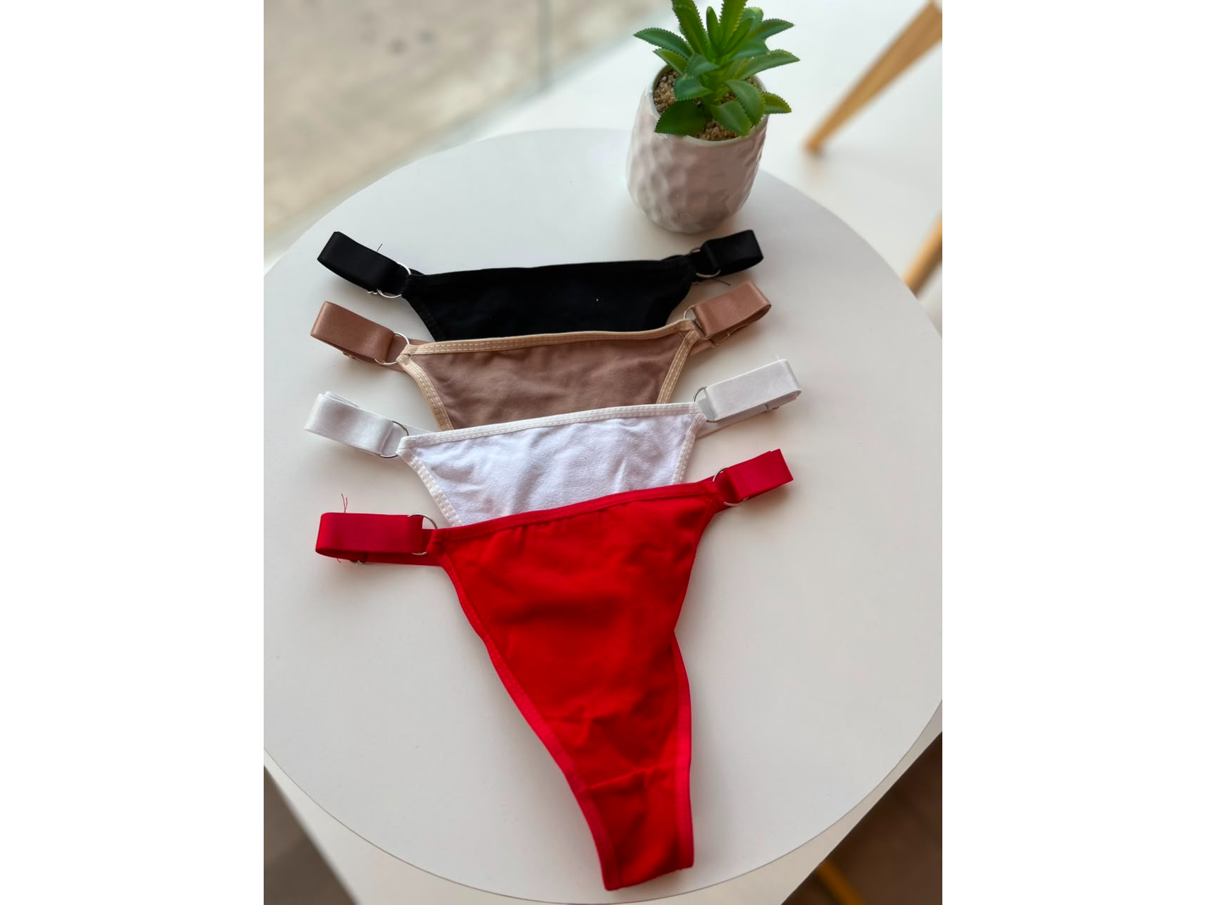 PACK X3 COLALES REGULABLE TIRA ANCHA ALGODON
