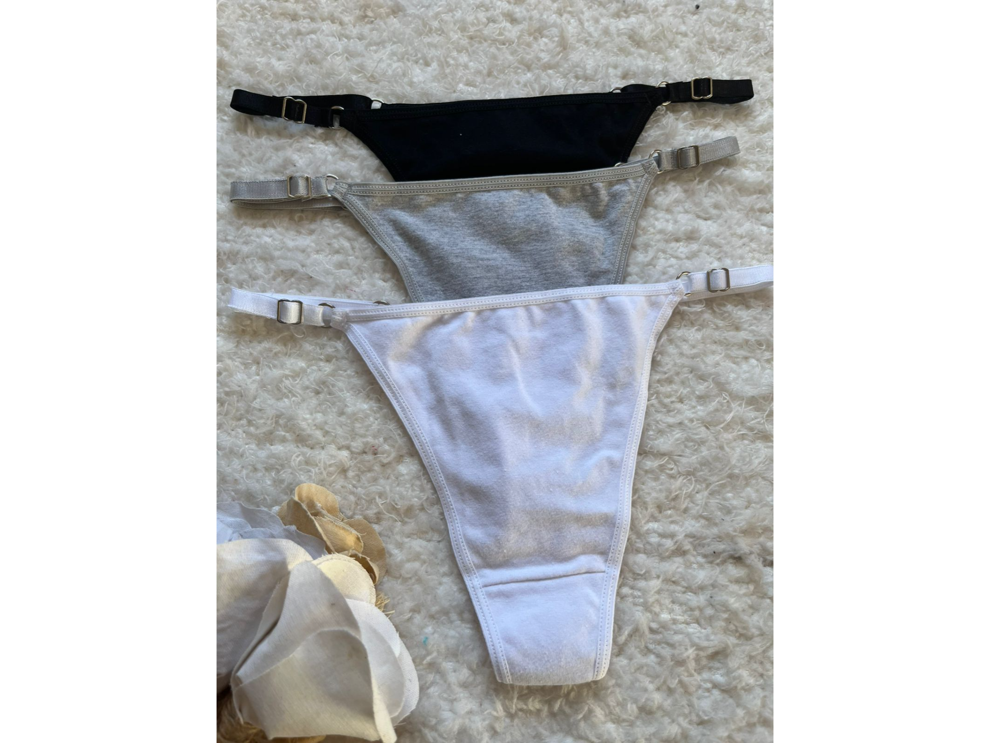 PACK DE 3 COLALES SAYKA REGULABLES DE ALGODON