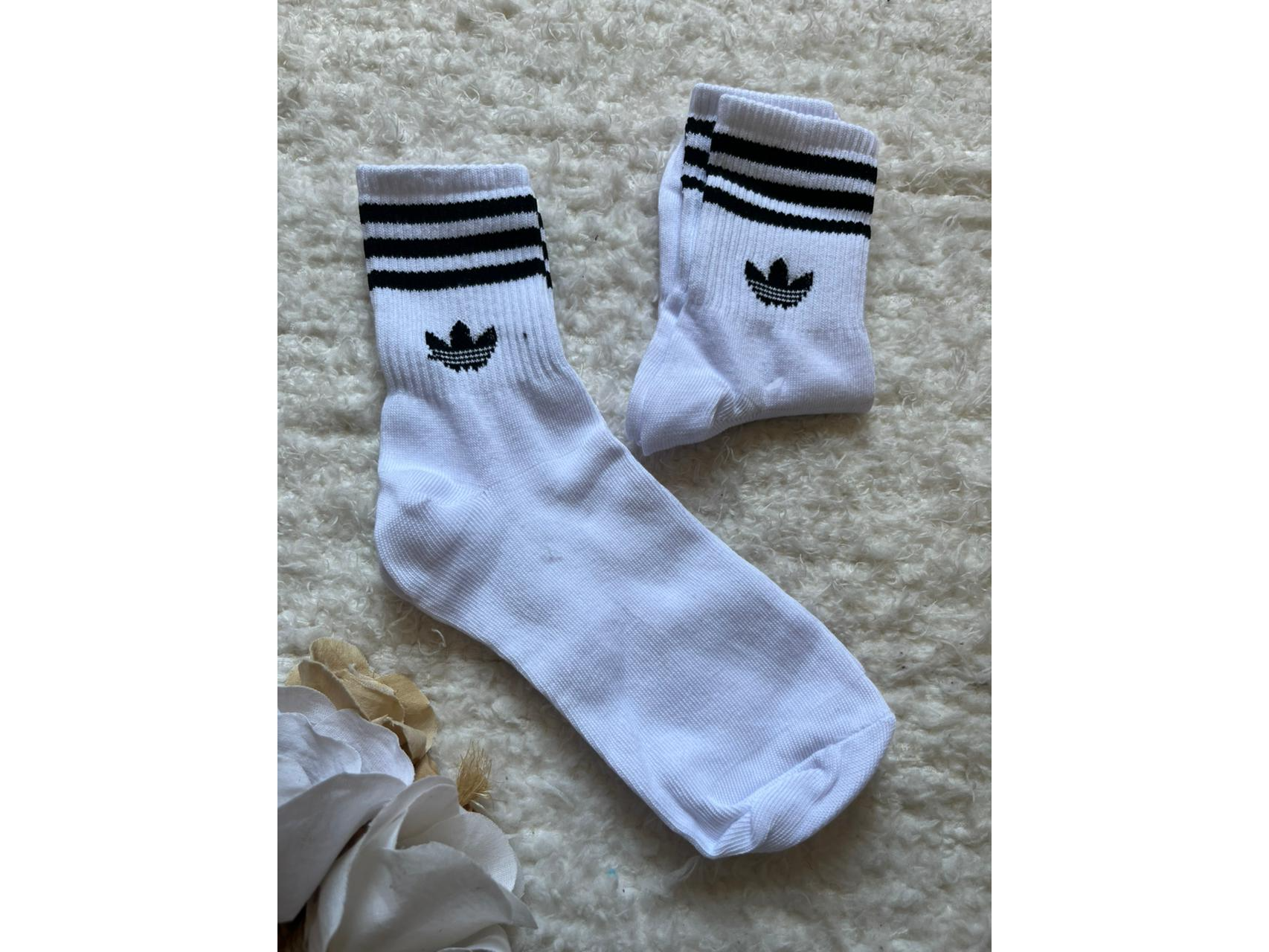 MEDIAS TENIS ADIDAS BLANCA