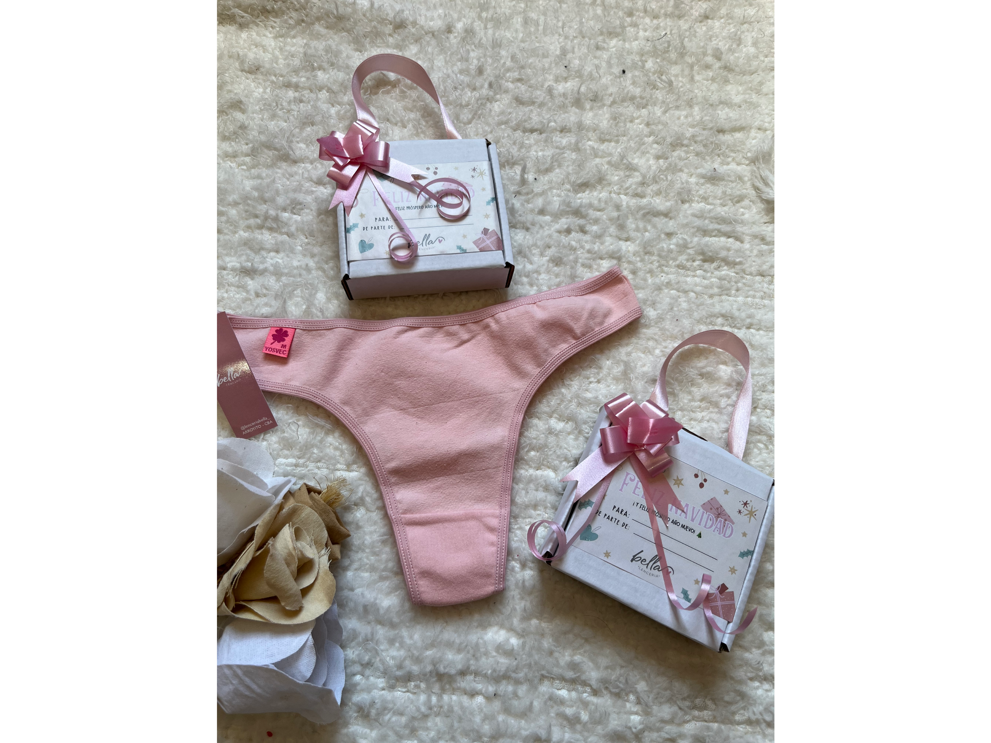 COLALES ROSAS. TALLE L