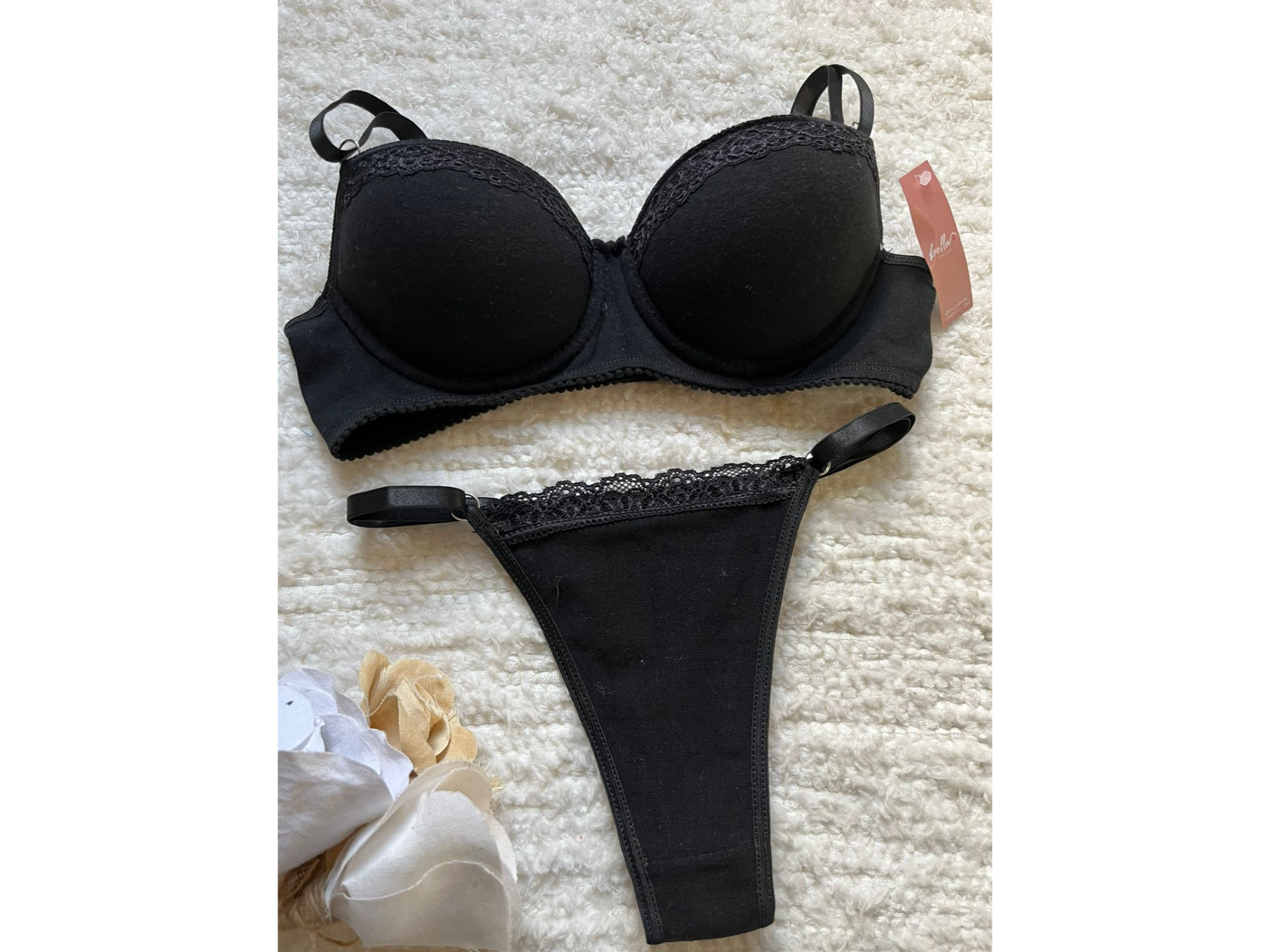 CONJUNTO CON ARCO DE ALGODON