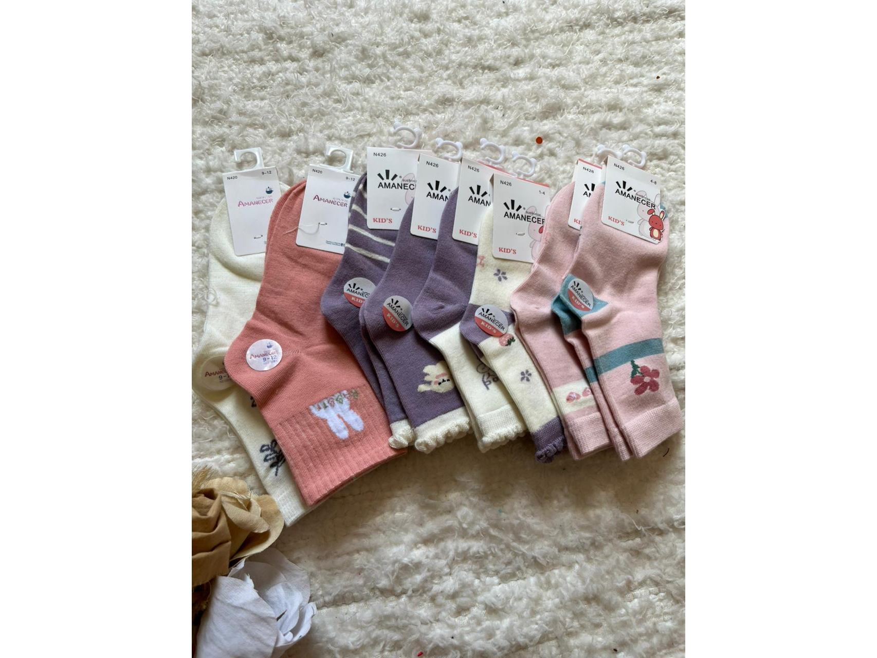 medias niña. talle del 1 al 12