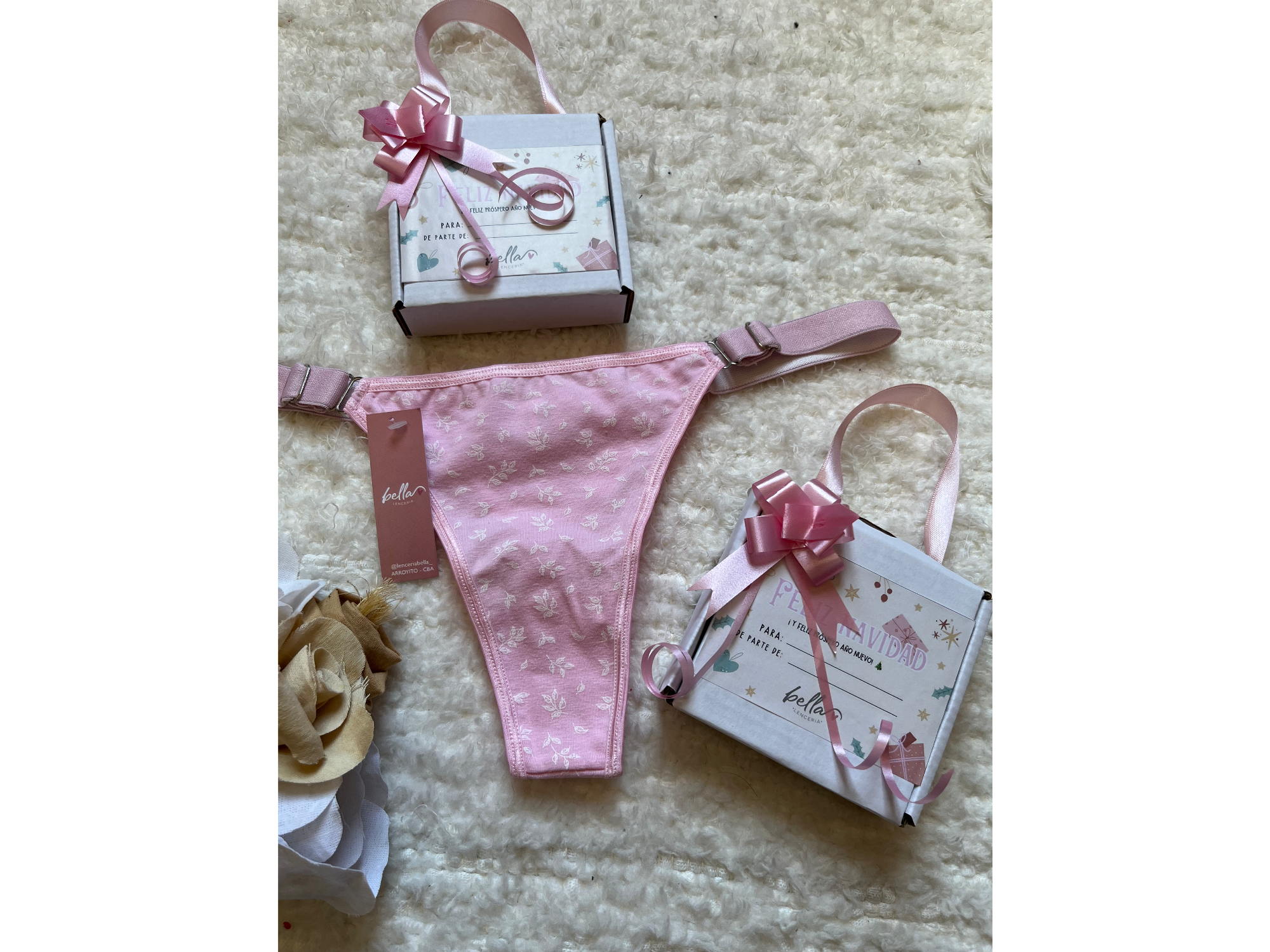 COLALES ROSA REGULABLE. TALLE UNICO