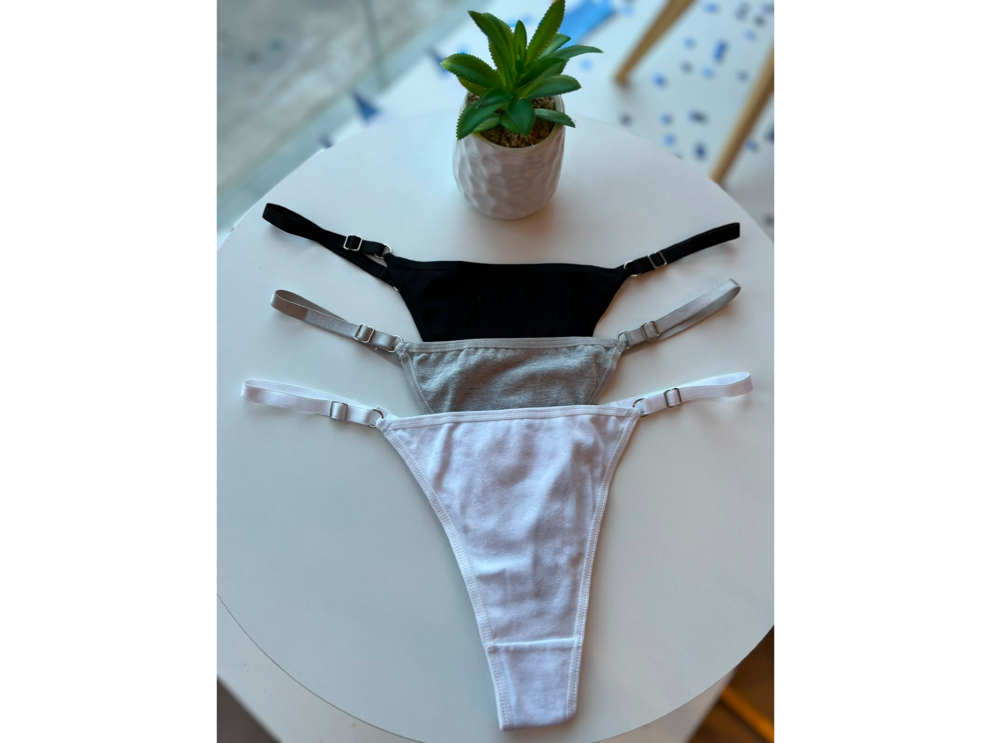 PACK DE 3 COLALES SAYKA REGULABLES DE ALGODON