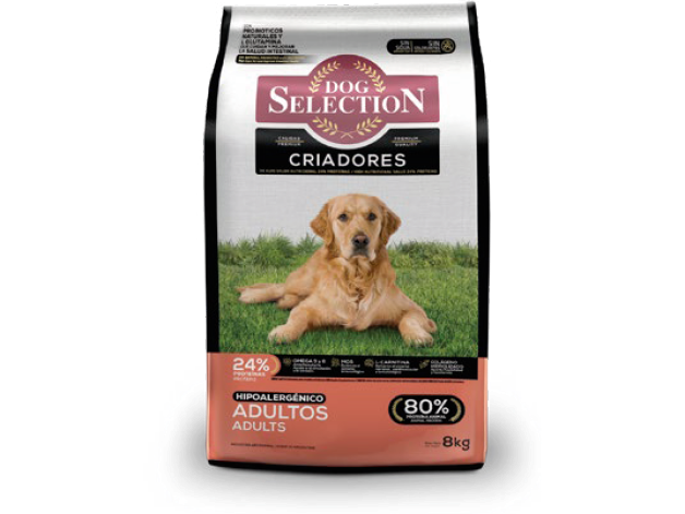 DOG SELECTION CRIADORES ADULTOS HIPOALERGÉNICO 15 KG