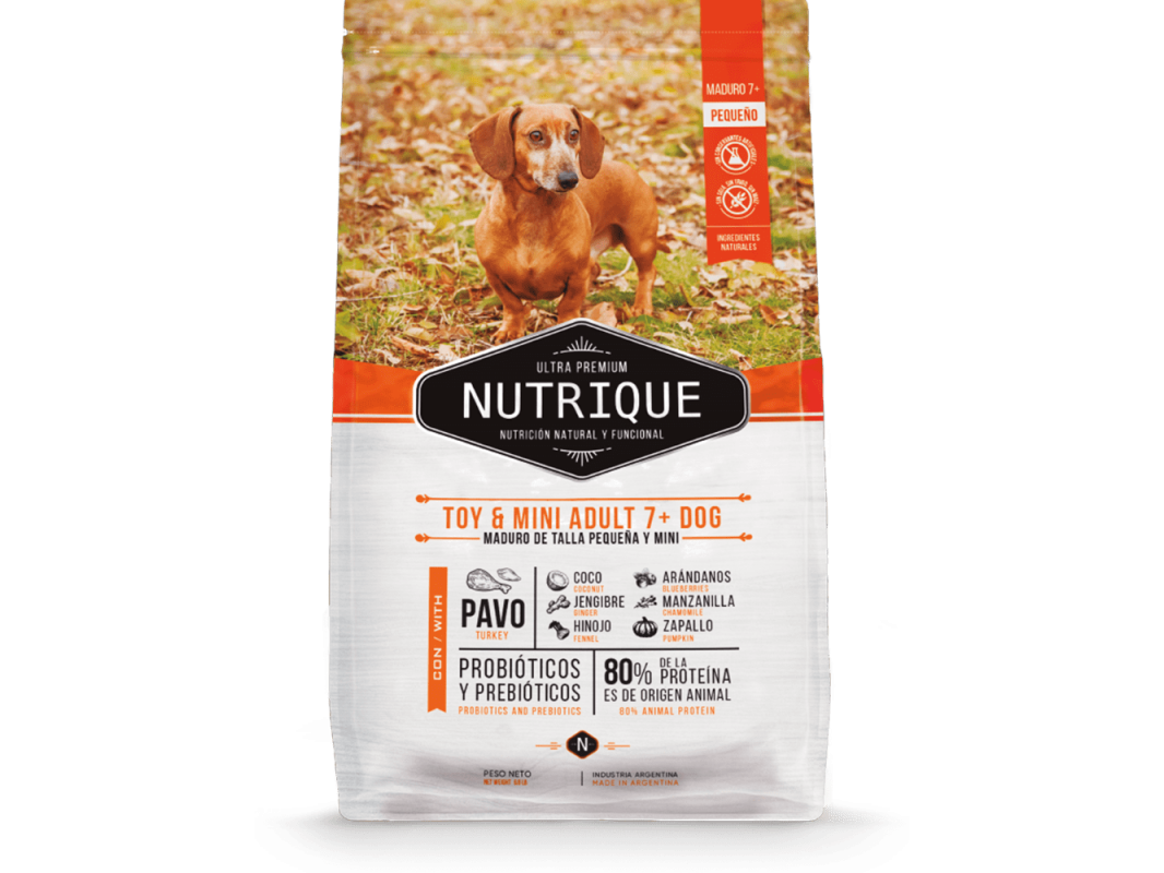 Nutrique perro senior razas pequeñas  3 KG