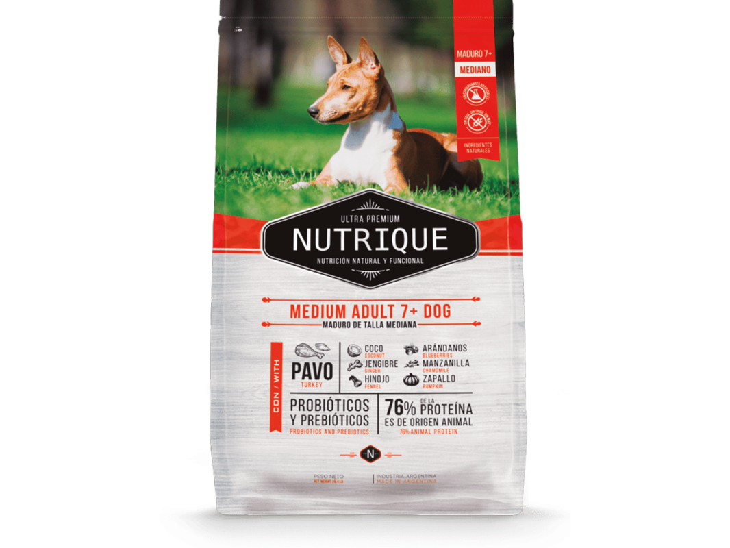 Nutrique perro senior razas medianas