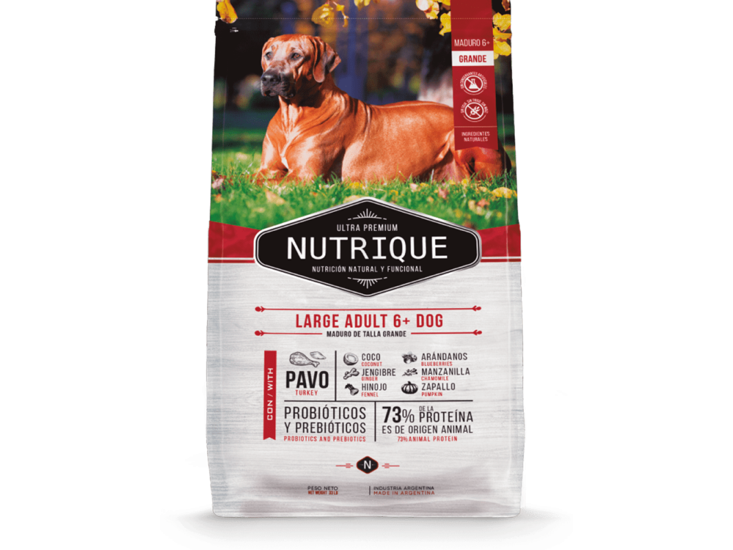 Nutrique perro senior razas grandes